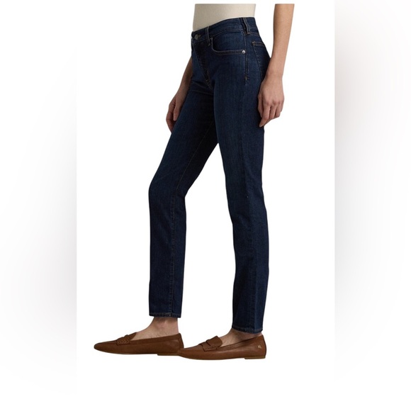 Lauren Ralph Lauren Women's Classic Straight Dark Wash Blue Jeans Sz. 6 - Picture 1 of 16